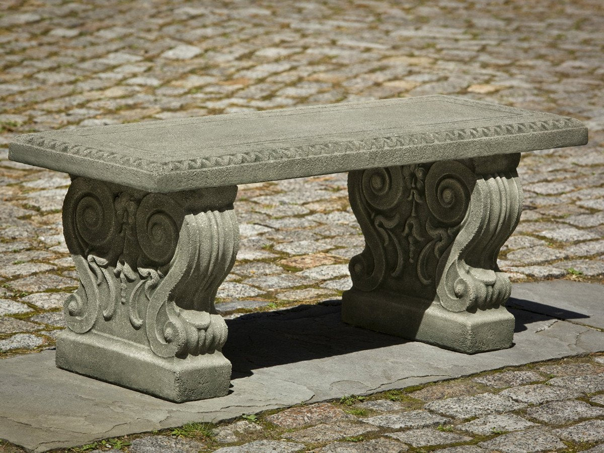 Stone garden online bench