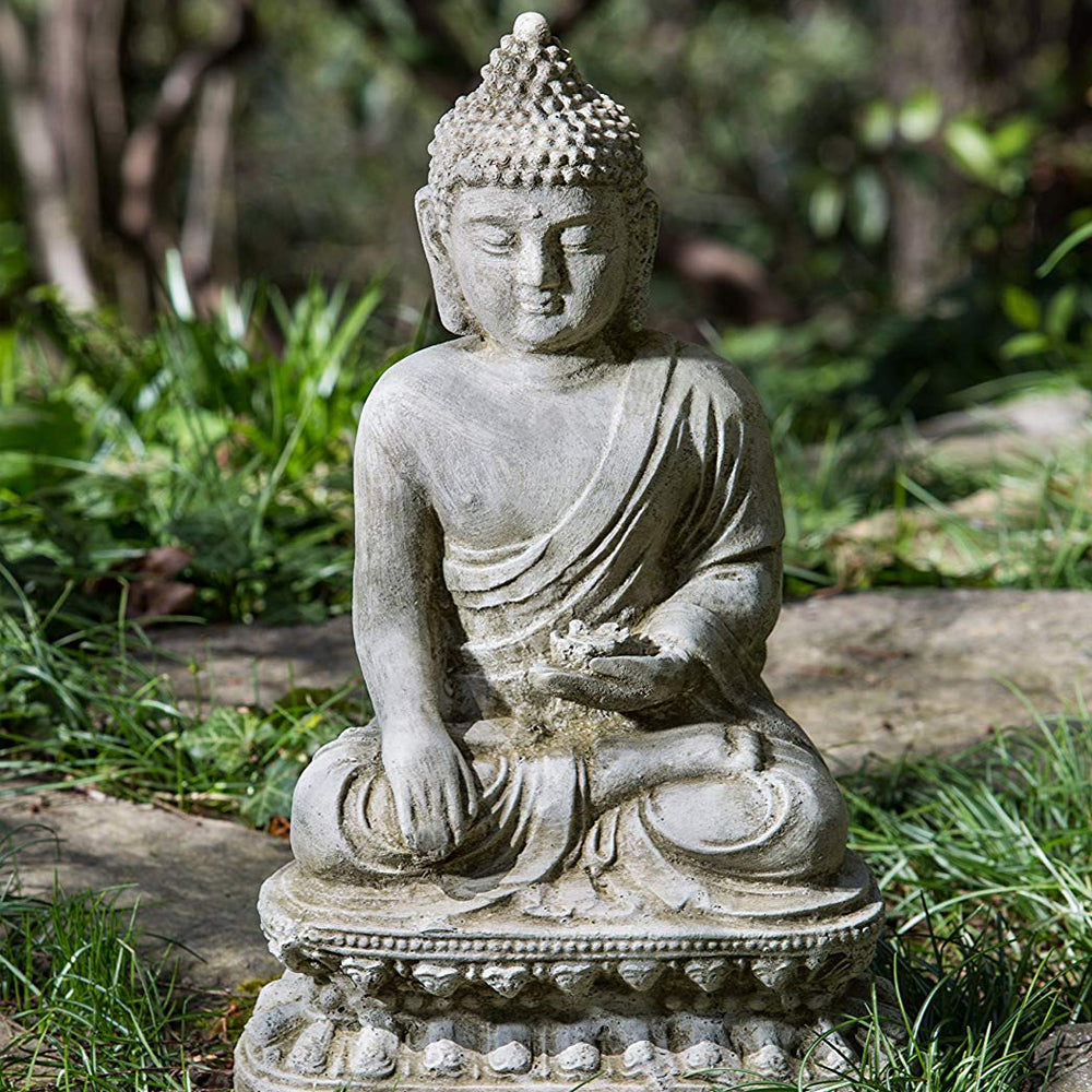 Buddha Statue on Base, 1800s, Bronze