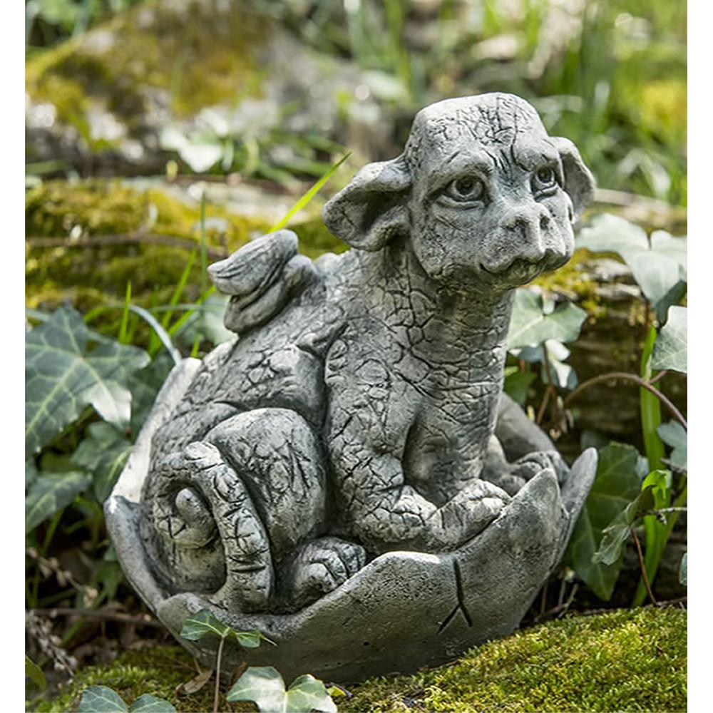 Small Thoughts Cast Stone Garden Statue