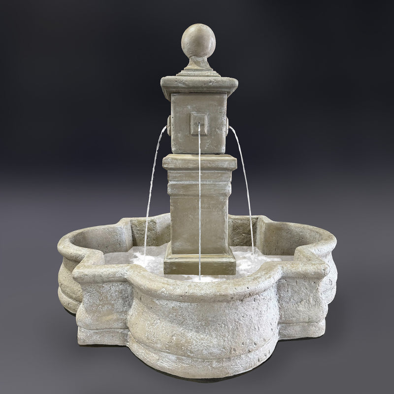 Bella Fountain with 66" Quatrefoil Basin