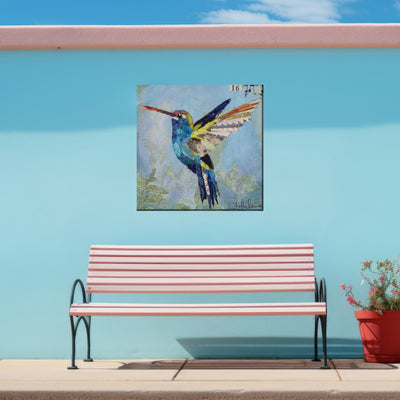 Snazzy Hummer Outdoor Canvas Art