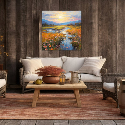 Summit Creek Outdoor Canvas Art