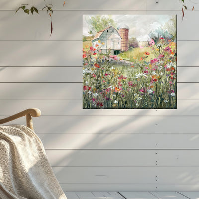 Farmstead Barn Outdoor Canvas Art