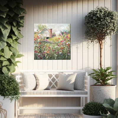 Farmstead Barn Outdoor Canvas Art