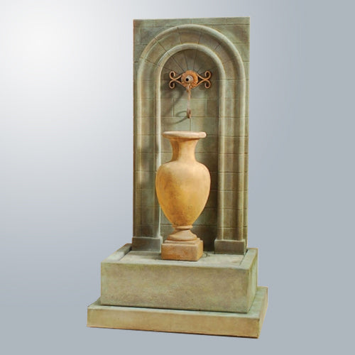 Amphorae Ribbed Wall Fountain