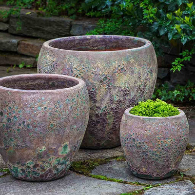 Symi Planter Set of 3 in Angkor Green Mist | Angkor Collection