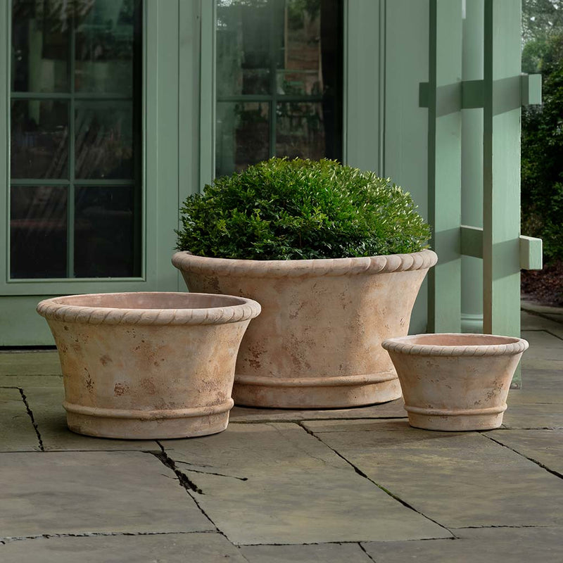 Corda Planter Nested Set of 3 | Glazed & Terra Cotta Collection