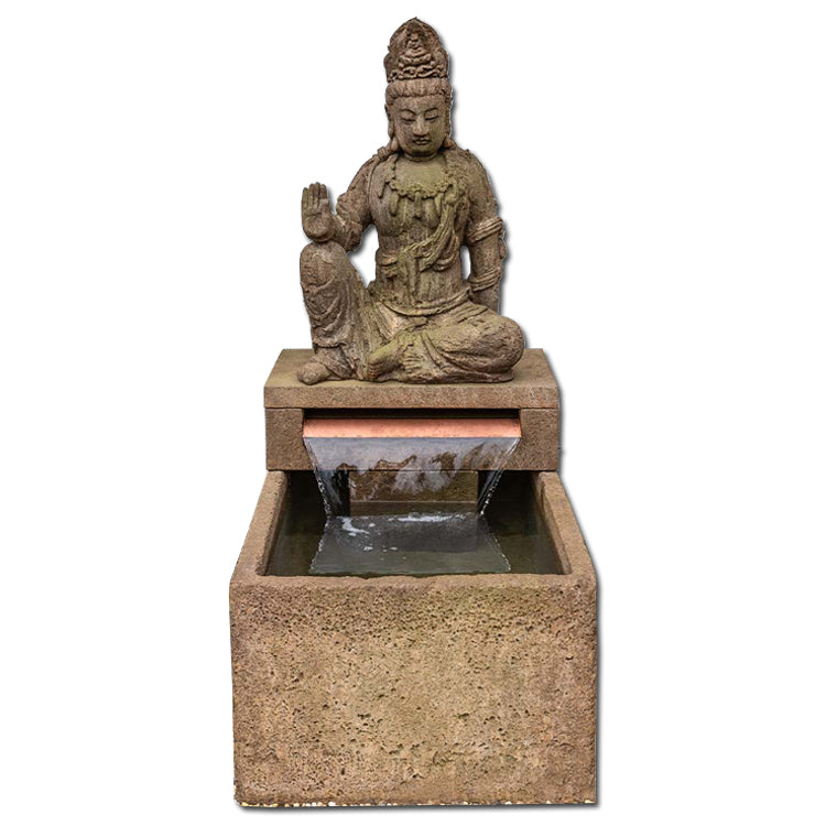 Antique Quan Yin Buddha Fountain