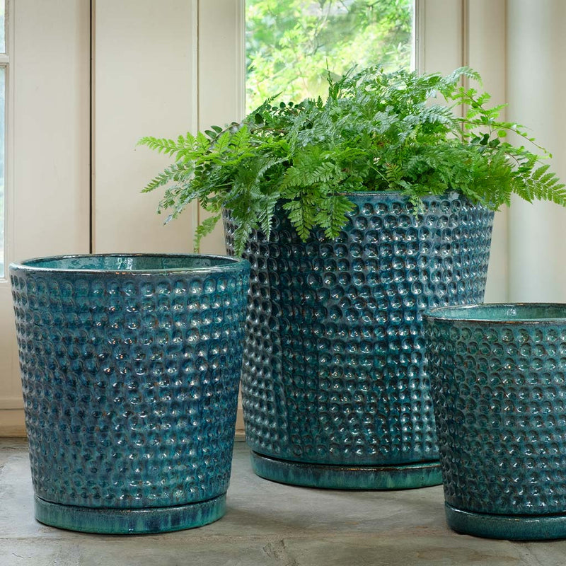 I/O Coin Pot Set of 3 | Glazed Terra Cotta