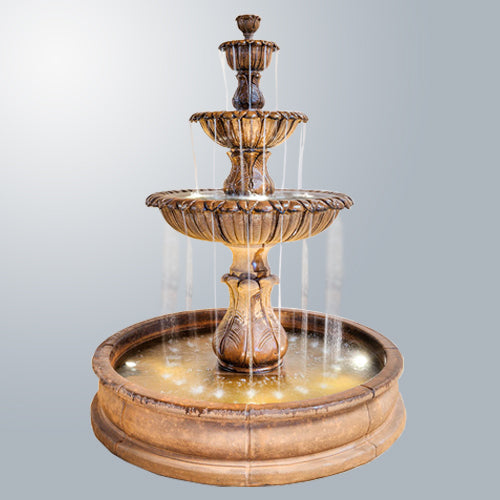 Calanthia Three Tier Pond Fountain