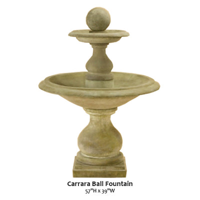 Carrara Ball Fountain