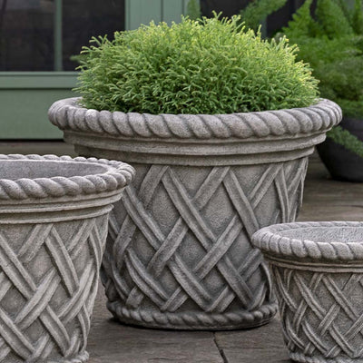 English Weave Large Garden Planter