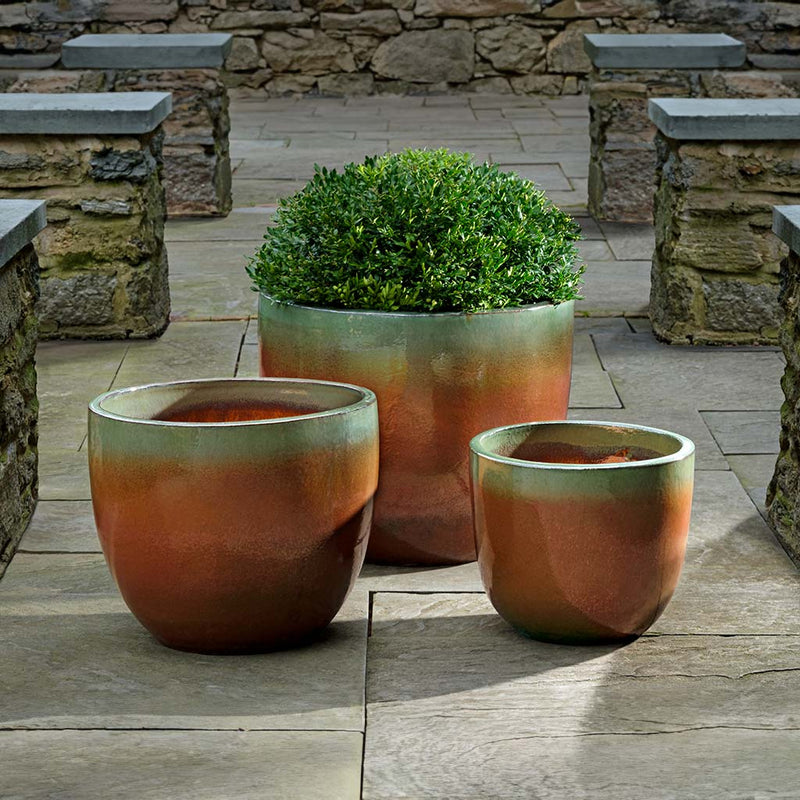 Rafi Planter Set of 3 | Glazed Collection