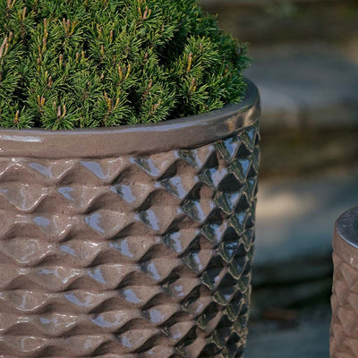 Tall Honeycomb Planter Nested Set of 4 | Glazed Collection