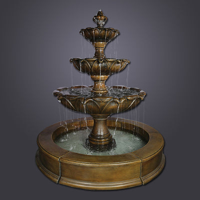 Gardenia Three Tier Easy Pond Fountain