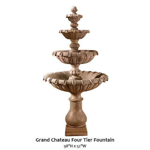 Grand Chateau Four Tier Fountain