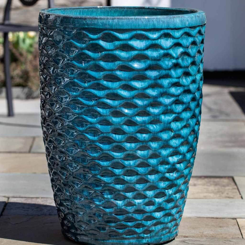 Tall Honeycomb Planter Nested Set of 4 | Glazed Collection