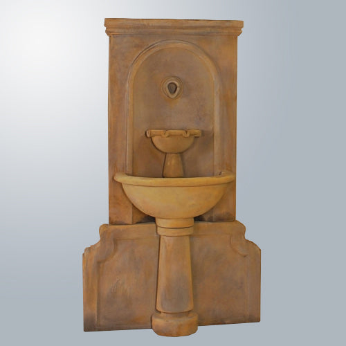 Imperia Wall Fountain With Concrete Water Spout