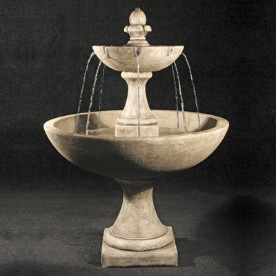 Trinidad Tiered Fountain with International Finial