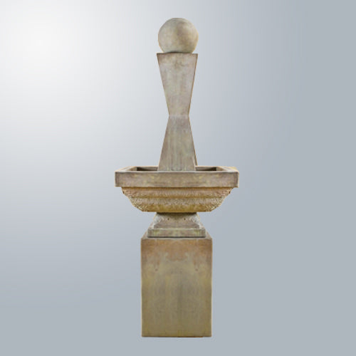 Mod I Fountain Tall With Ball