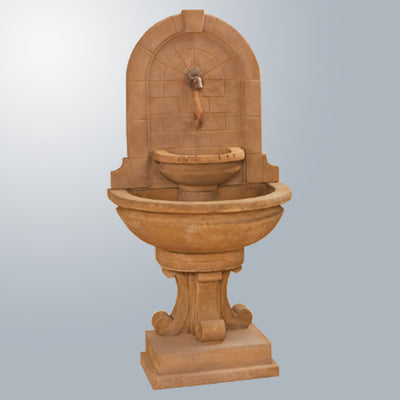 Montefalco Wall Fountain For Rustic Spout