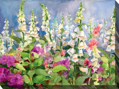 Foxgloves Outdoor Canvas Art