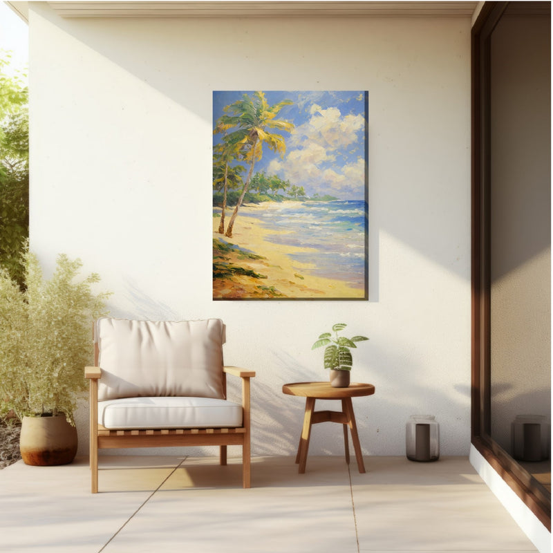 Faraway Island Outdoor Canvas Art