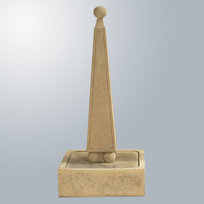 Obelisk Fountain With Ball Base