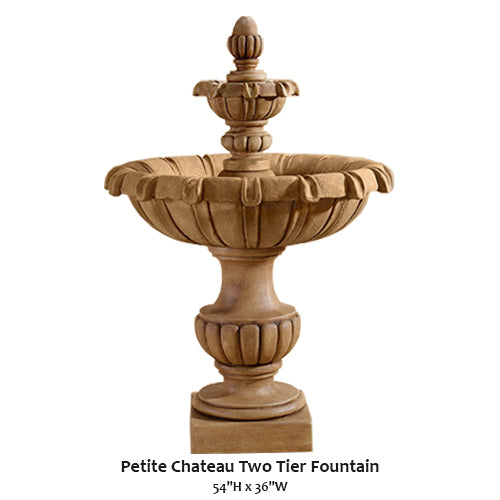 Petite Chateau Two Tier Fountain