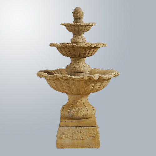 Regina Three Tier Fountain With Base