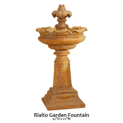 Rialto Garden Fountain