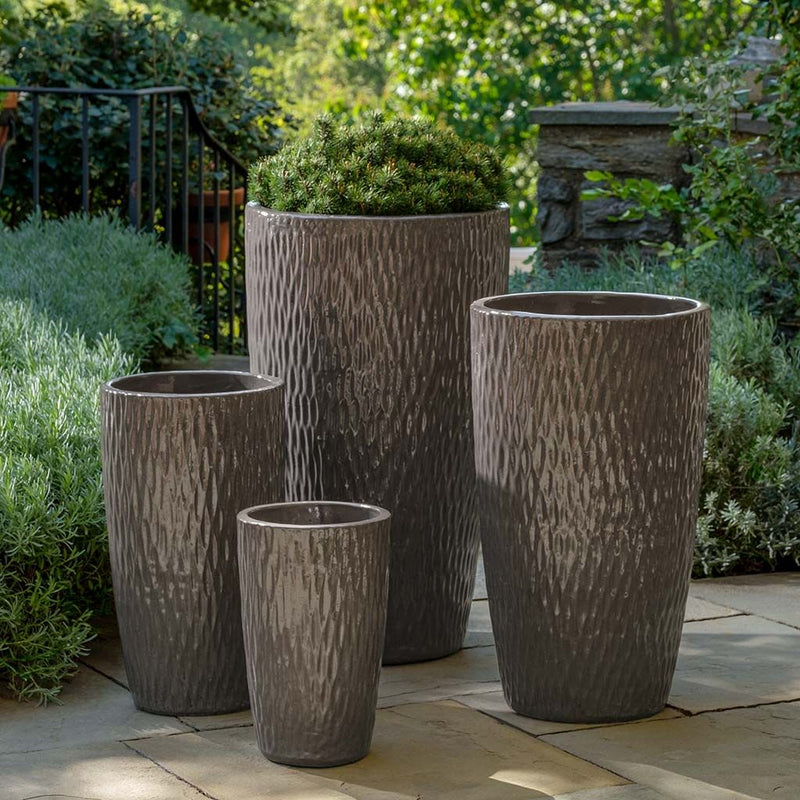 Rivulet Glazed Planter Nested Set of 4