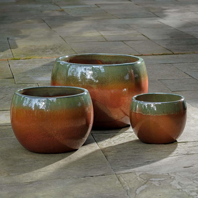 Serres Planter Nested Set of 3 | Glazed Collection