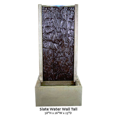 Slate Water Wall Tall