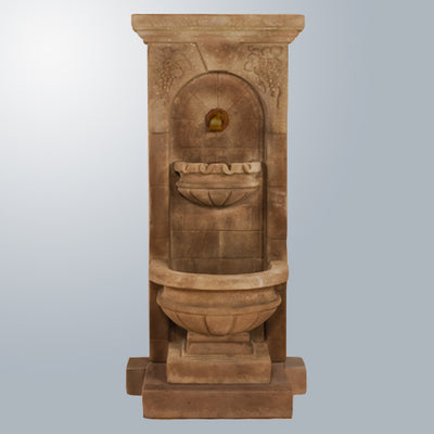 St. Helena Fountain With Step & Concrete Spout