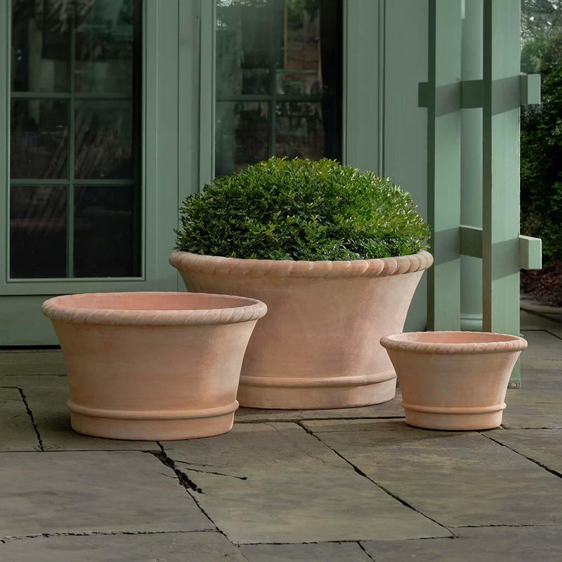 Corda Planter Nested Set of 3 | Glazed & Terra Cotta Collection