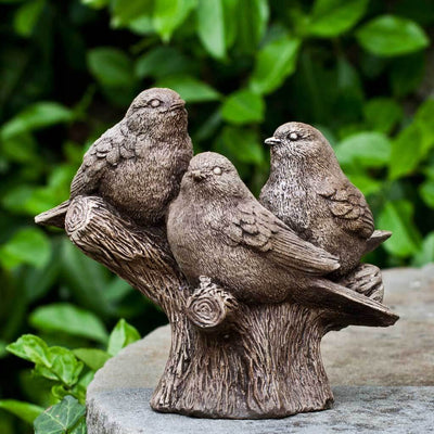 Three's Company Cast Stone Garden Statue | Bird Statue