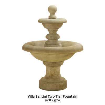 Villa Santini Two Tier Fountain